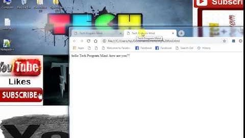 8. How to create Simple HTML page | Hindi
