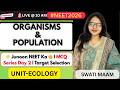 👉 NEET 2026: Organisms &amp; Populations Top 50 MCQs | NCERT Line by Line | Junoon Series 🔥#neetbiology