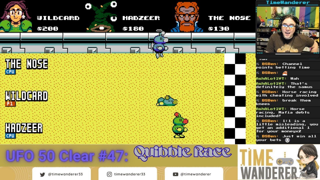 Mr Q Quibble Racing First Time Clearing UFO 50 #47 - Quibble Race (Cherry) - YouTube