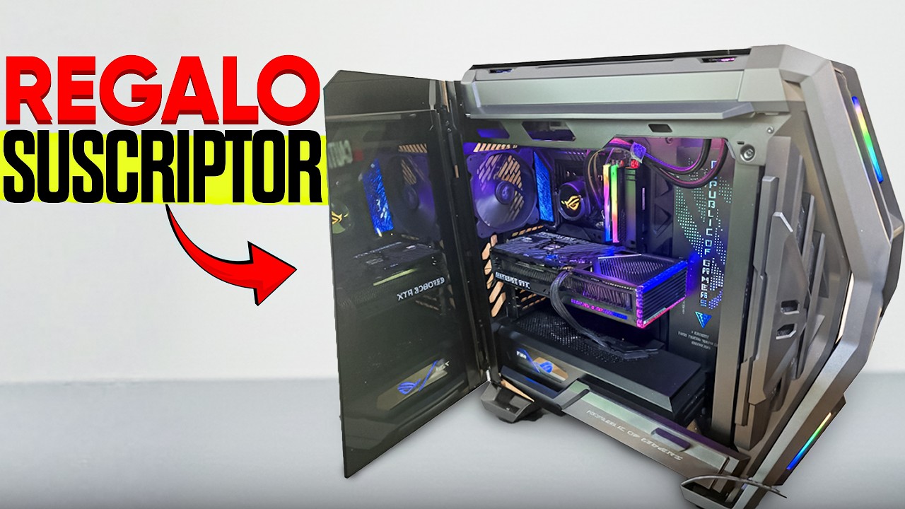 Le REGALÉ un PC + SETUP COMPLETO a un SUSCRIPTOR 🎁 (No se lo esperaba)