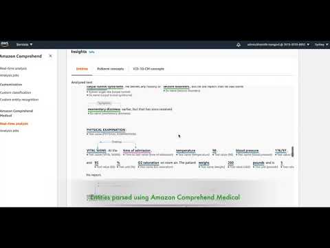 Amazon Comprehend Medical