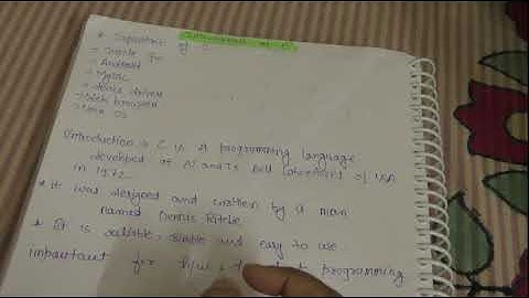 "HISTORY & INTRODUCTION OF C LANGUAGE" BY AYUSHI MAM