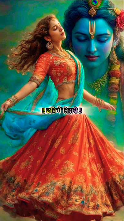 ये सूरत जो राधा के मन में | Radha Krishna status #radhakrishna​​ #bhaktishorts​​ #shorts​​ #bhajan​​