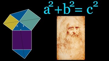 Pythagorean Theorem V (visual proof; Leonardo da Vinci)