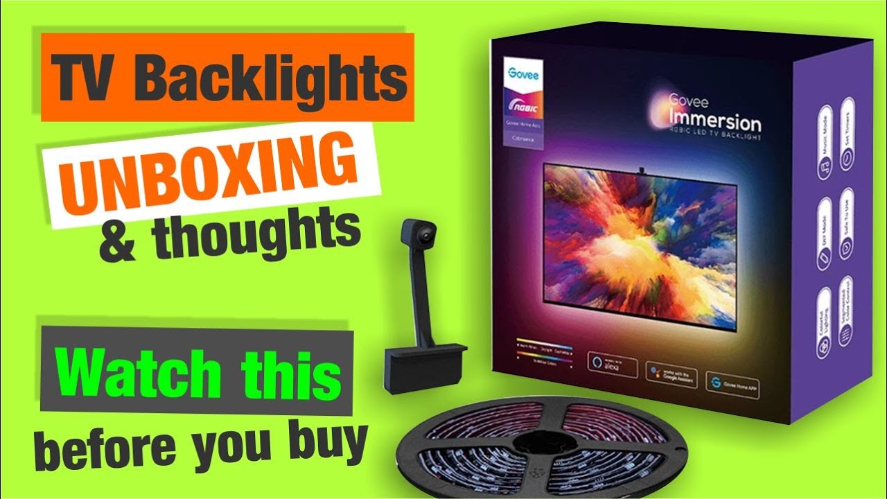 Govee Immersion TV Backlight  UNBOXING & Things you should know before you  buy 
