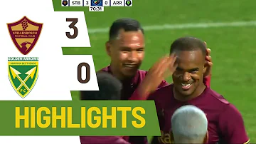 Stellenbosch Fc vs Golden Arrows | Dstv premiership league | Highlights