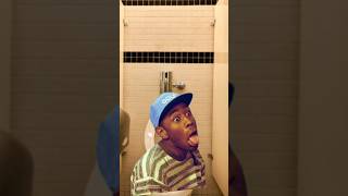Tyler the creator in the public restroom? #tylerthecreator #meme #funny #donttaptheglass