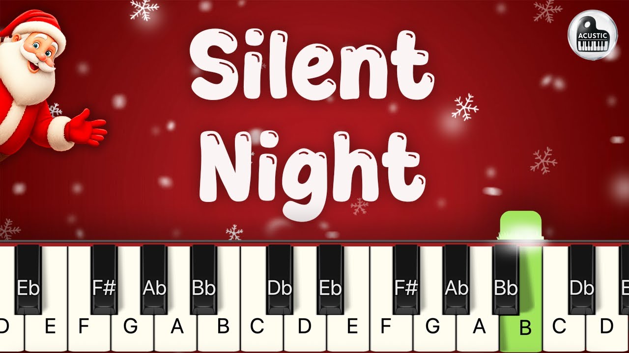 Silent Night | BEGINNER PIANO TUTORIAL