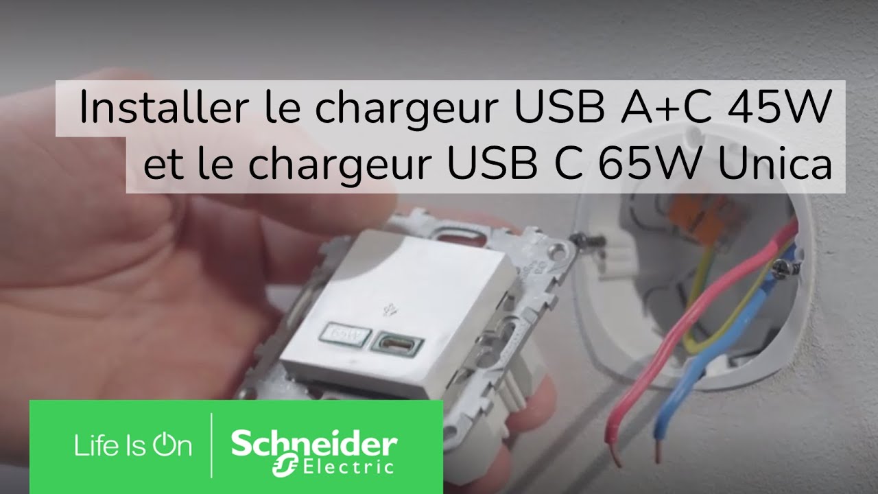 Comment installer les chargeurs USB charge rapide Unica