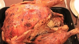 Chef jason hill shares his best roast turkey recipe. this video will
show how to cook easily using a brine made the day ahead. roast...