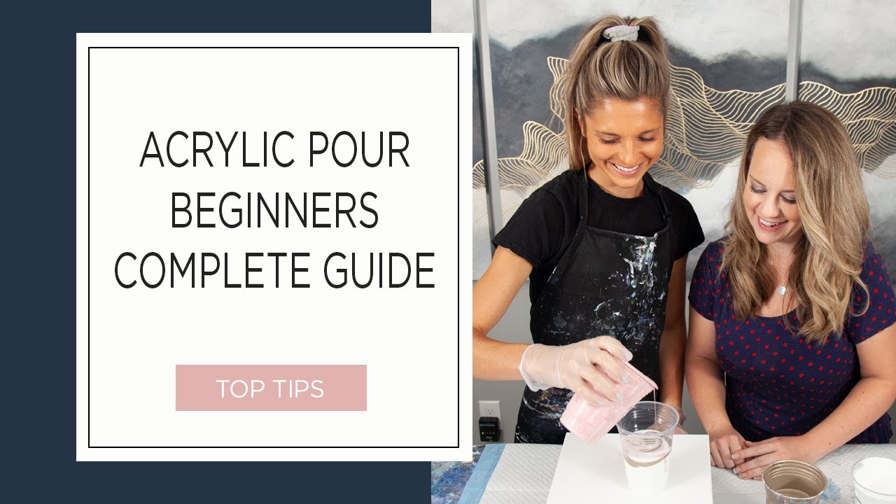 Acrylic pouring for beginners | Supplies, Mixing paint, and Step by ...