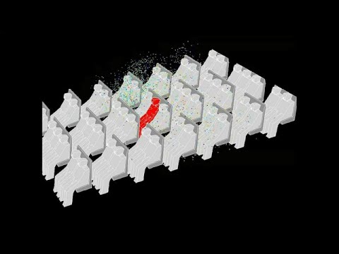 How Sneeze Particles Travel Inside An Airplane [Simulation]