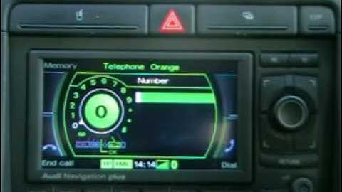 Audi A4 RNS-E Bluetooth