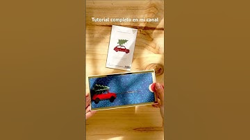 Tutorial tarjeta navideña #tarjeteria  #cardmaking #manualidades #scrapbook #scrap #scrapbooking