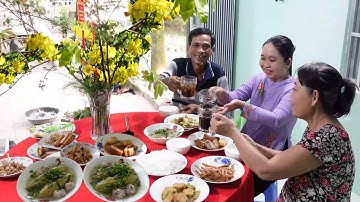 TẾT MIỀN TÂY / Phong Tục nấu Mâm Cơm Ngày 29 Tết " RƯỚC ÔNG BÀ " KBMT