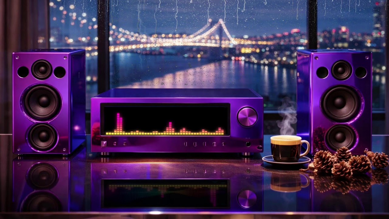 Smooth Soul R&B Jazz  Cozy Rainy Night Relaxation