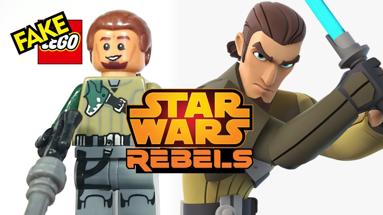 new LEGO Star Wars Rebels Minifig - Jedi Knight Kanan Jarrus foil pack