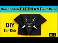 DIY Paper Elephant in 5 Minutes || Make a Paper Elephant Using Just One Sheet