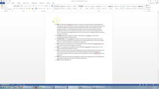 Project 3-1: Paragraph and Character Formatting