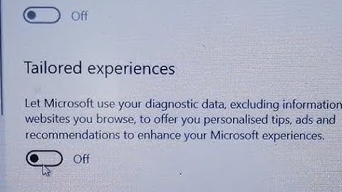 laptop me tailored experiences kaise band kare !! how to turn off tailored experiences in windows 10