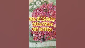 Xả Lô Ruby Thiên Nhiên 100%Lục Yên Yên Bái#Shorts