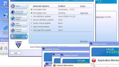 F-Secure Internet Security 2009 Review.  Part 4