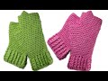 🌈Guantes o Mitones a Crochet - Ganchillo (Paso a Paso)😊