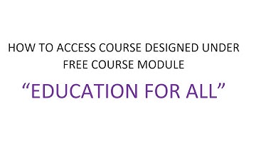 How to access course