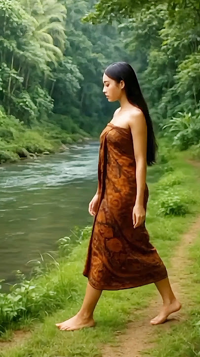Gadis cantik mandi di sungai #short #komedi #viralvideo