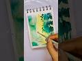 Watercolor painting 😀🎨. #art #drawing #painting #shorts
