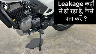 How To Find & Fix Oil Leakage From Motorcycle Engine
