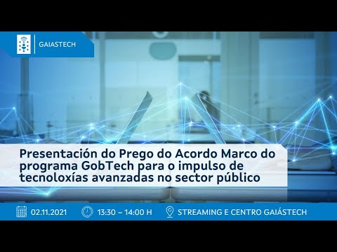 Presentación do Prego do Acordo Marco de GobTech para impulso de tecnol ...