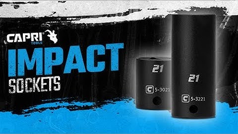 Capri Tools Premium Impact Sockets
