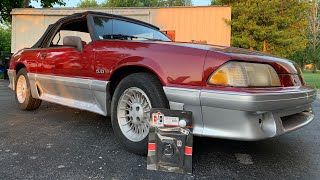 Hurst Shifter upgrade for our Foxbody Mustang &amp; other interior upgrades !