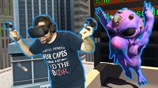 Destroy The Human Infestation In VR! - Mighty Monster Mayhem on the HTC Vive