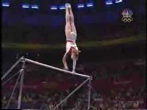 Simona Amanar 2000 Olympics Team Finals Uneven Bars