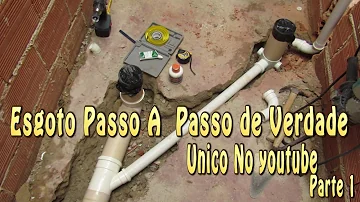 O que é uma instalação de esgoto?
