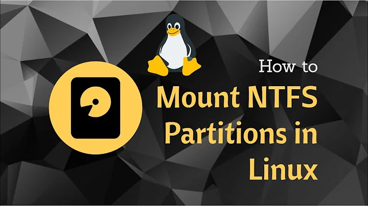 How to automatically mount ntfs partitions in Linux