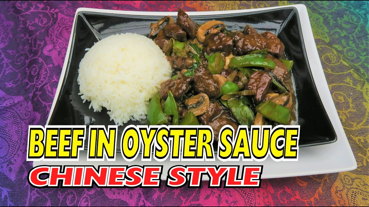 Beef in Oyster sauce. Authentic Chinese Style. Easy to make recipe