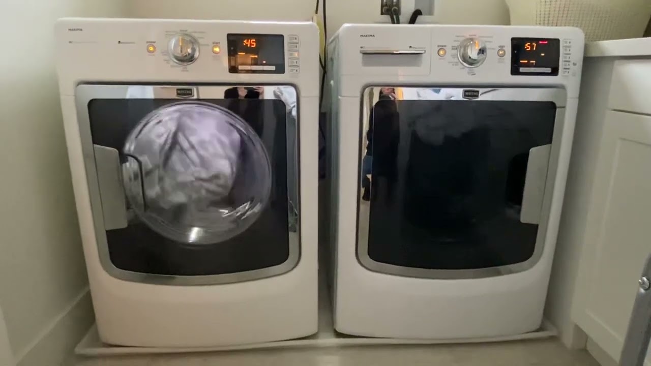 Maytag Maxima Washer and Dryer