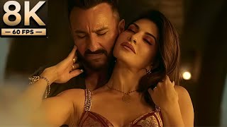 8K Remastered - Raat Gayi Baat Gayi | Jacqueline Fernandez, Saif Ali Khan |  Bhoot Police