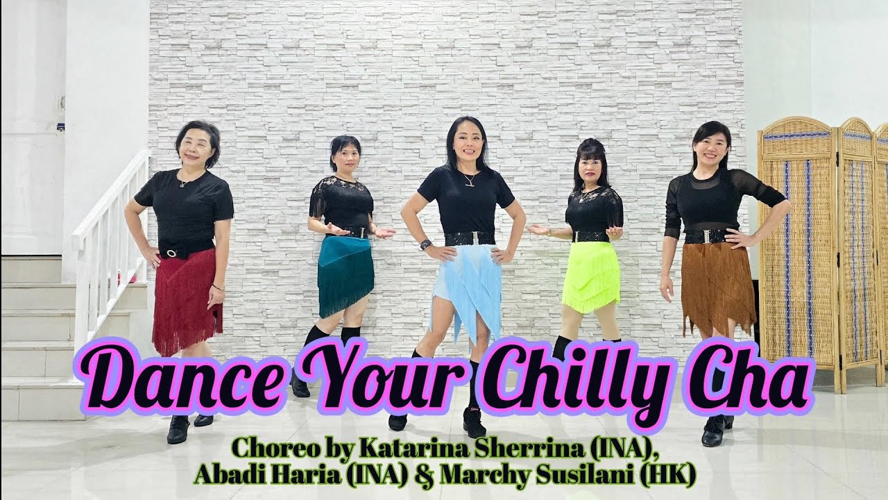 DANCE YOUR CHILLY CHA | Demo by Amethyst - LineDance Yva - YouTube