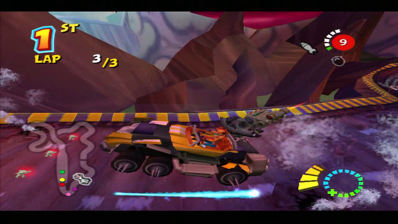 Crash Tag Team Racing Grand Prix Tyrannosaurus Wrecks N Gin Junkulon Prime