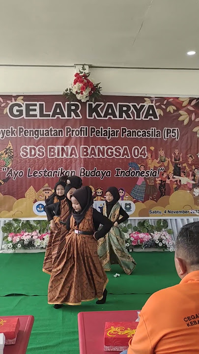 tarian Anak kelas 1 SD