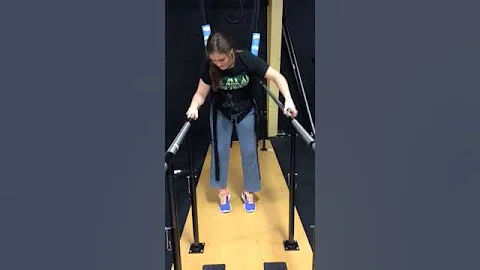 Hannah Locke takes first steps