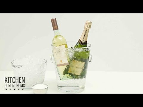 The Fastest Way To Chill Your Champagne - Kitchen Conundrums With Thomas Joseph