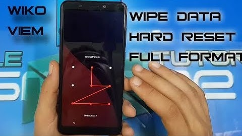 Wiko View Hard Reset Remove Pin Password Pattern Lock