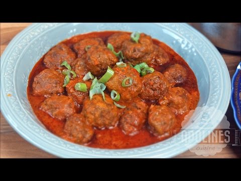 ხორციანი ბურთულები ტომატის სოუსით -  რას ვამზადებ დღეს