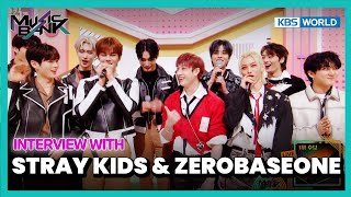 [IND/ENG] Interview bersama #StrayKids & #ZEROBASEONE | Music Bank | KBS WORLD TV 231117