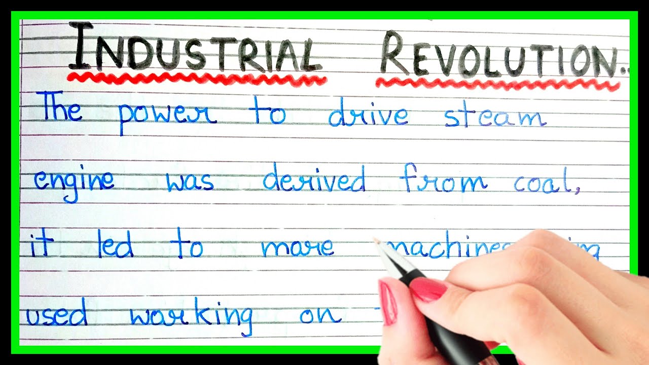 What is industrial revolution essay on industrial revolution YouTube